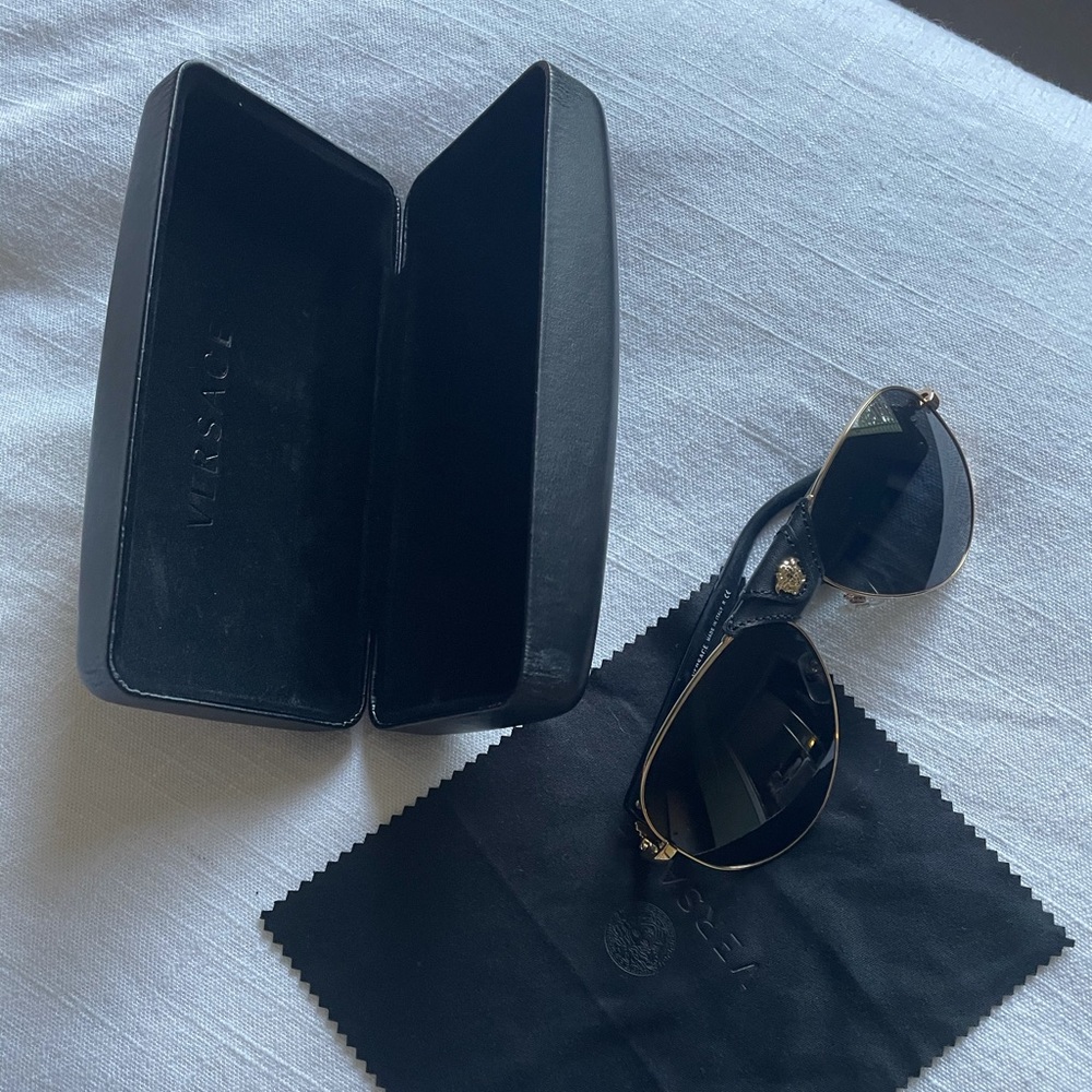 Authentic Versace aviator sunglasses